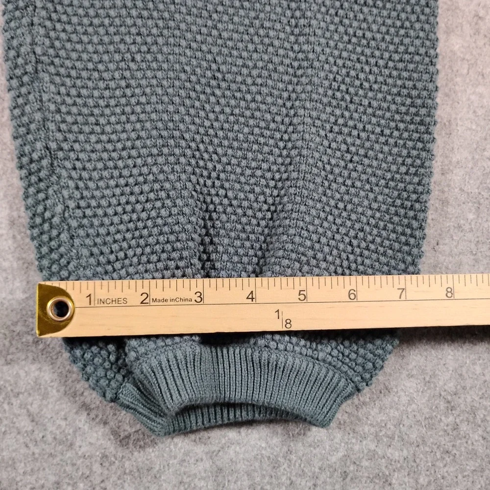 Free People FP Beach Popcorn Knit Jogger Pants Women Small Teal Green Loungewear